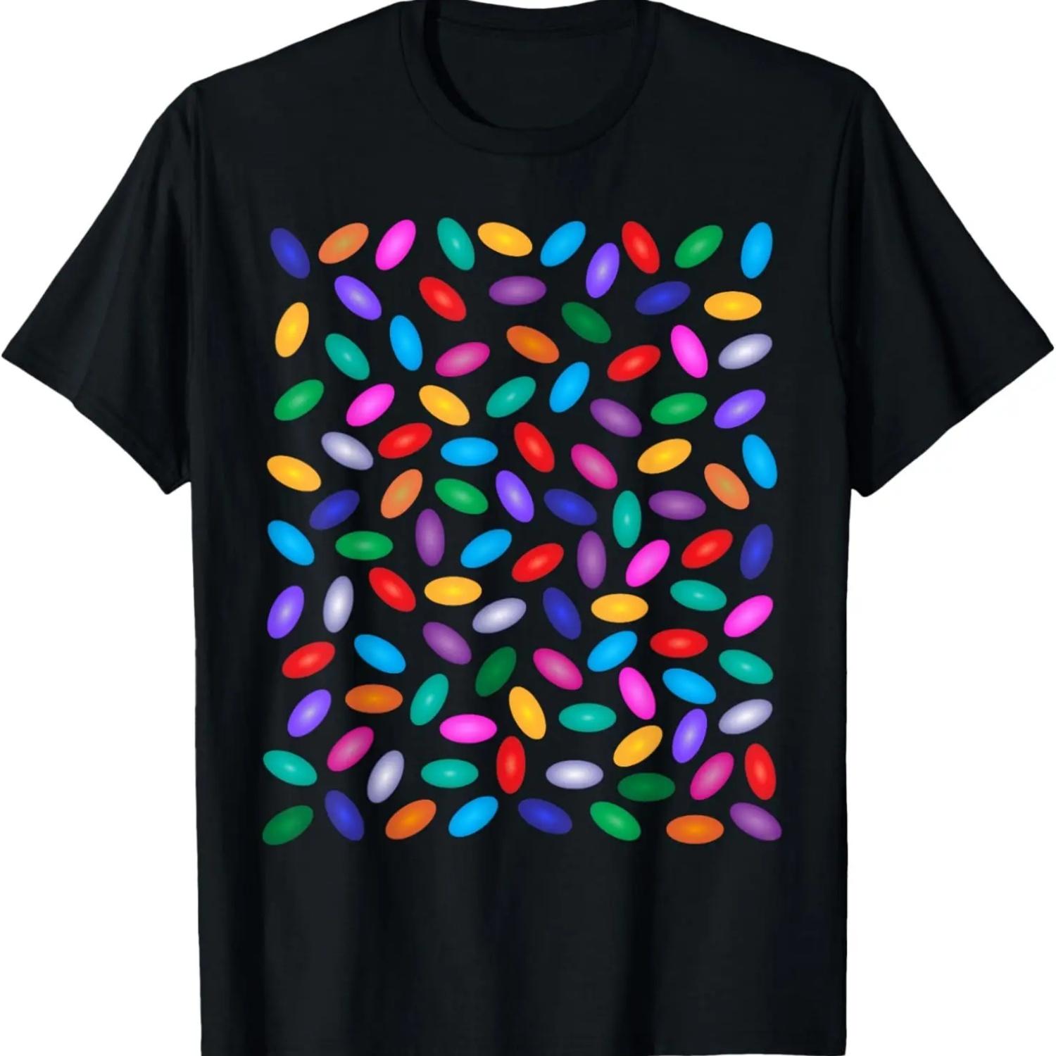 Jelly Bean Rainbow Costume T-Shirt S чёрный