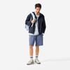 Li-Ning Sports Lifestyle Series Color Block Zipper Hooded Versatile Casual UV Protection Jacket Men Jackets Deep-Blue AFDV827-3