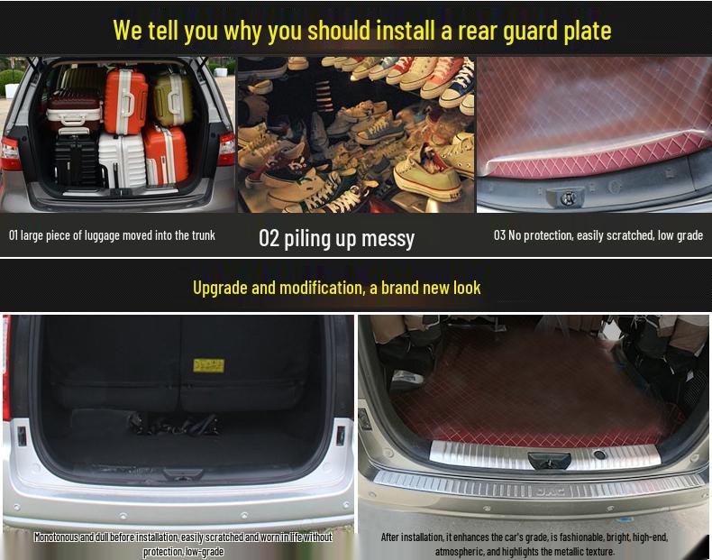 Otai Accessories for JAC Refine M3: Sill Strips, Rear Guard Plates, Triangle and Window Trim Strips, Modified Stickers