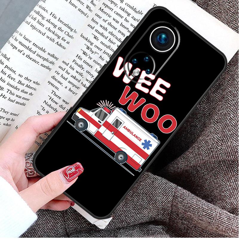 Ambulance Car Case For Honor Magic 5 6 7 8 Pro Honor Win RT X9d X9c X9b X9a X8c X8b 50 70 90 400 200 Lite