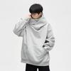 Men's Heavyweight Hooded Winter Jacket/Sweater - 400g Pure Cotton, Thick and Warm, with Ninja-Style Collar for Social Comfort.