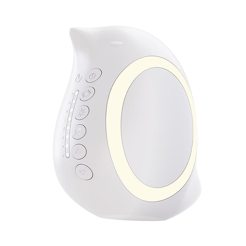 Portable Baby Stroller Rocker Sleep Soothing Device with Night Light Bluetooth Speaker White Noise Vibration Adjustment Function белый