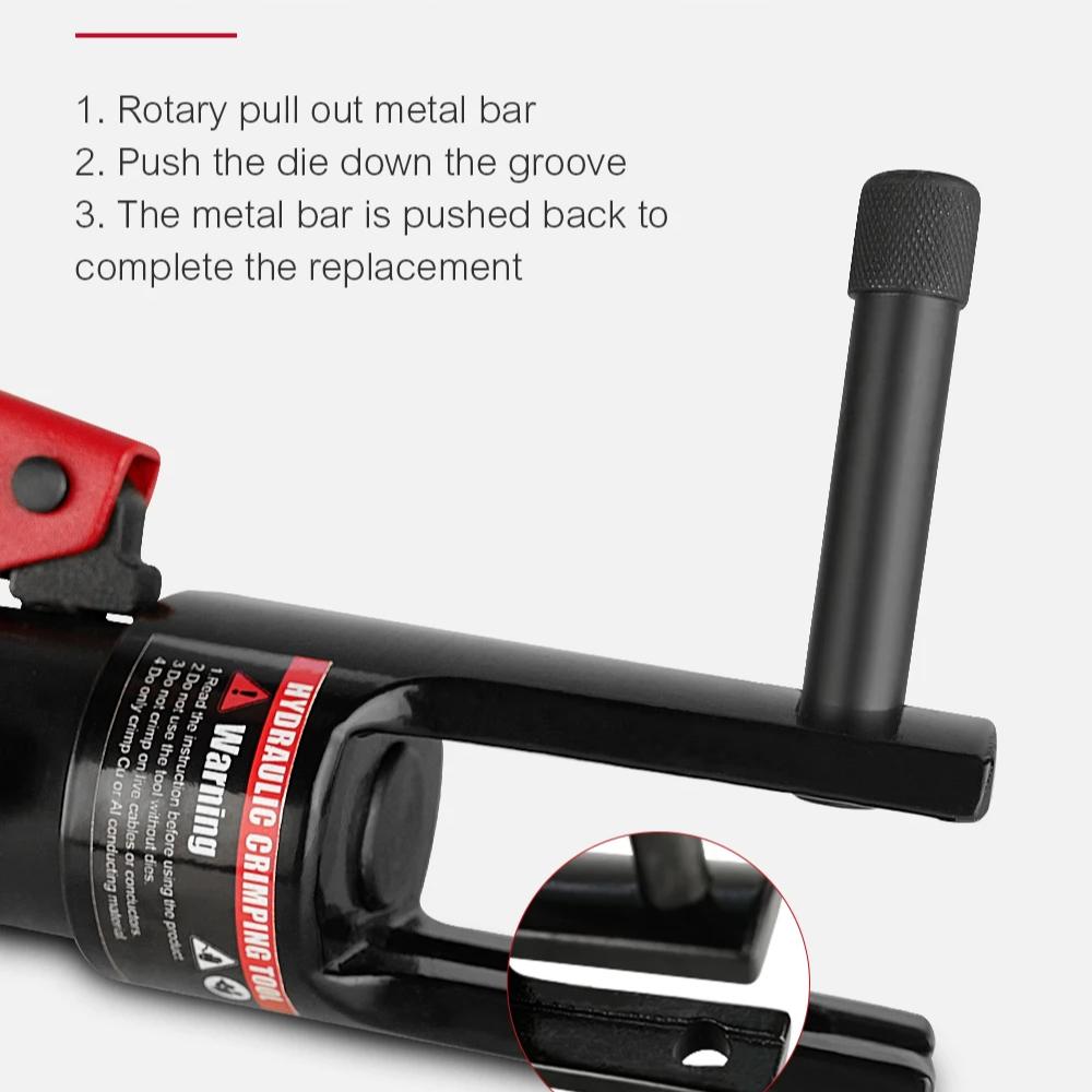 Hydraulic Crimping Tool  Crimping Range 10-300mm² Copper and Aluminum Terminal Compression Tool Wire Rope Crimper