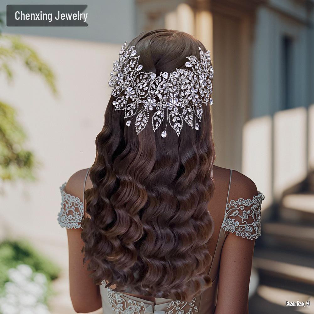 Chenxing CX426 Handmade Baroque Rhinestone Bridal Headband