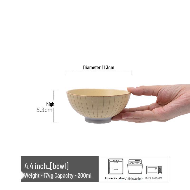 Japanese Ceramic Rice Bowl