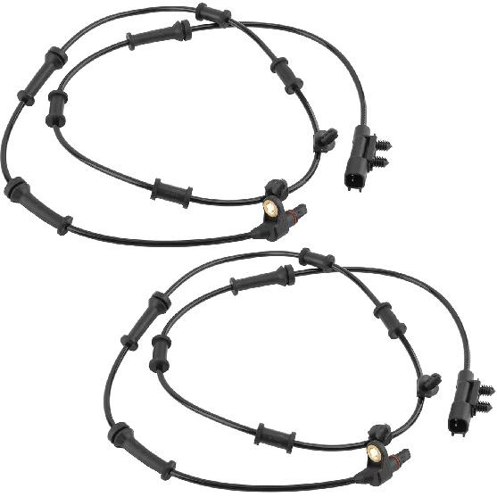 

BOXI 2Pcs Front Left & Right ABS Wheel Speed Sensor Fit 2008-2017 for Jeep Wrangler 3.6L 3.8L / 2018 Wrangler JK Replace # 68003281AA 68003281AC