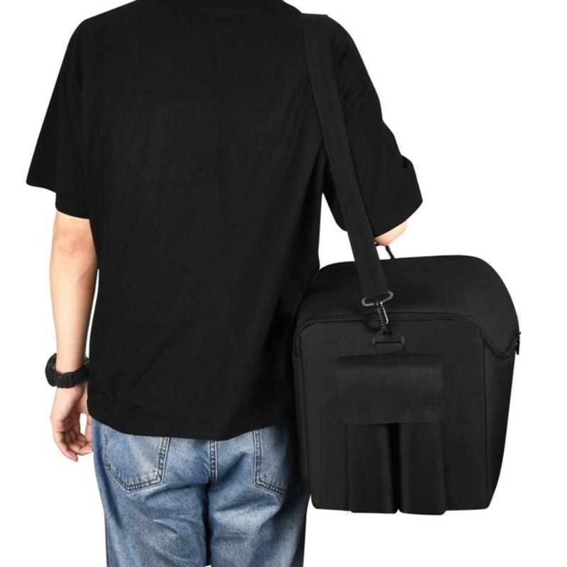 Customs Fit Carrying Case for Essential Speakers with Adjustable Strap and Spacious Compartments for Cables and More