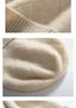 Girls' Artistic Retro Cashmere Diamond Pattern Knit Hat - Solid Color and Warm for Autumn/Winter