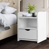 Bedside Tables Artiss Bedside Table Drawer White