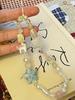Korean Cute 3D Star Pearl Cat Beads Phone Chain Pendant For iPhone Samsung Accessories Girl Jewelry Strap Lanyard Hanging Cord