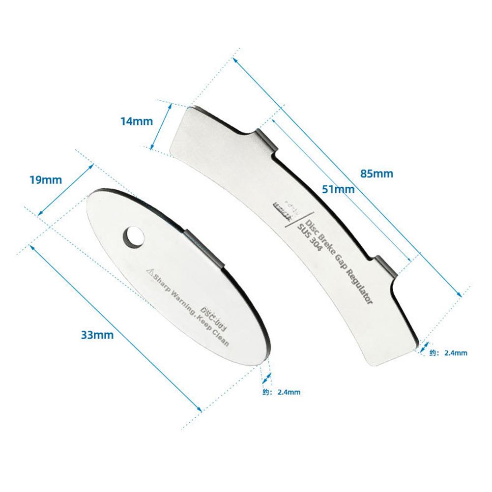 Bicycle Disc Brake Pad Adjustment Alignment Tool Plate Brake Rotor Adjustment Bicycle Brake Adjustment Pad Cycling Repair Tool