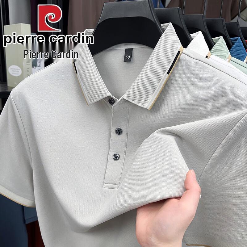 Pierre Cardin Men s Silk-Blend Polo T-Shirt 3XL