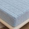 Taffeta Velvet Mattress Cover with Elastic Bands Solid Color Anti-slip Adjustable Fitted Sheet Soft Winter Coral Fleece Bed Sheet
