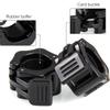 2pcs Dumbbell Buckle Barbell Collar Lock Weight Lifting Bar Fitness Sport Leisure
