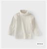 David Bella Girls' Antibacterial T-shirt Autumn Dress Boys' High Collar Bottom Shirt Baby Stylish Top