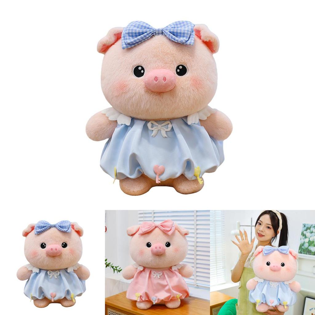 Plush Pig Keychain Toy With Soft Pp Cotton For Romantic Gift And Wedding Celebration