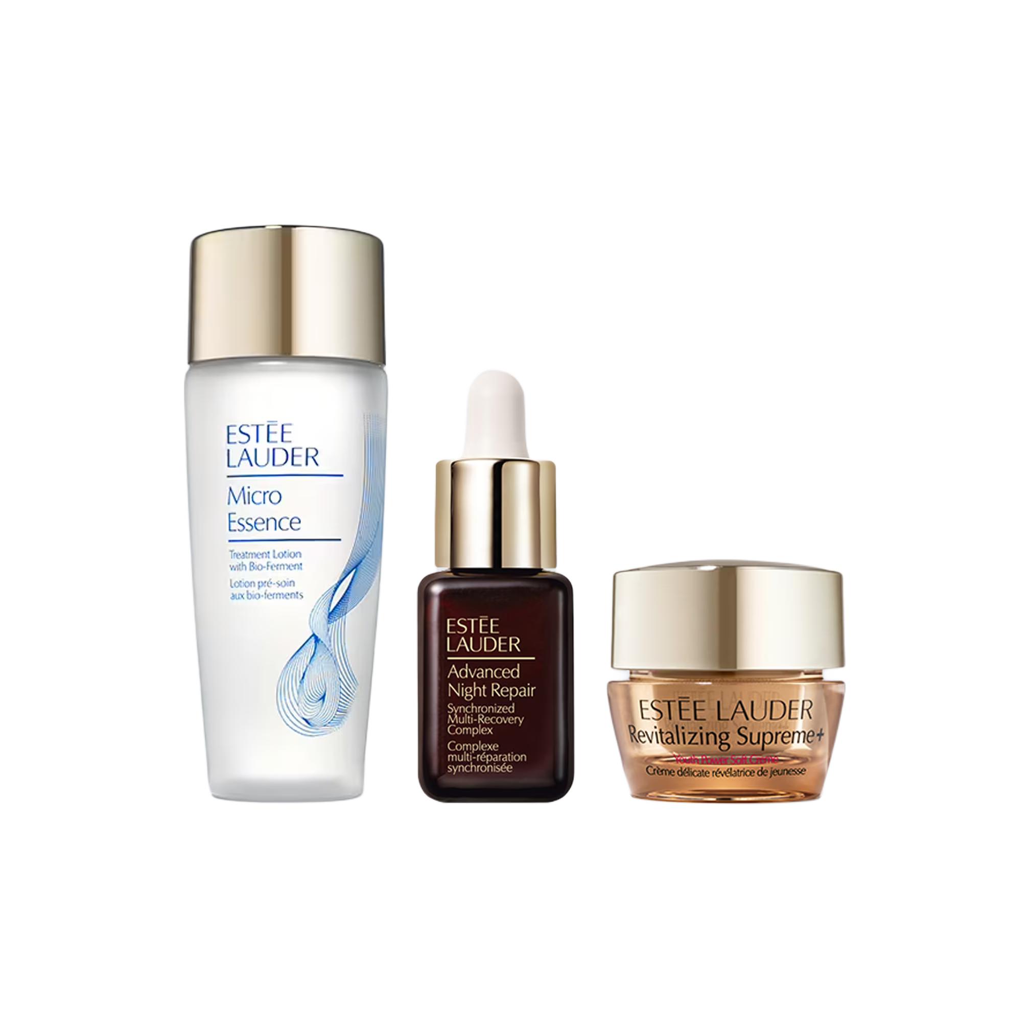 ESTEE LAUDER Micro Essence Lotion Essence Cream Sample Sets Moisturizes And Moisturizes 7ml+30ml+5ml Gentle