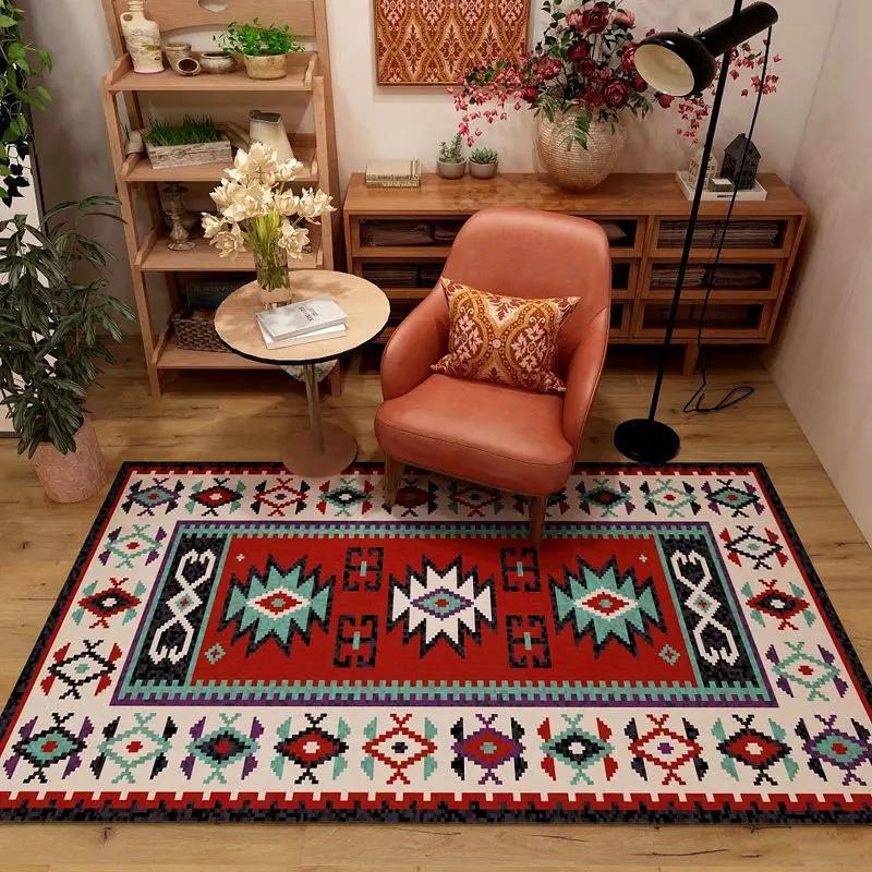 Bohemian Carpets for Living Room Moroccan Large Area Rugs Non-slip Floor Mat Home Decor Persian Lounge Rug