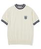 KND Ballast Athletic Ringer Tee Knit Cream