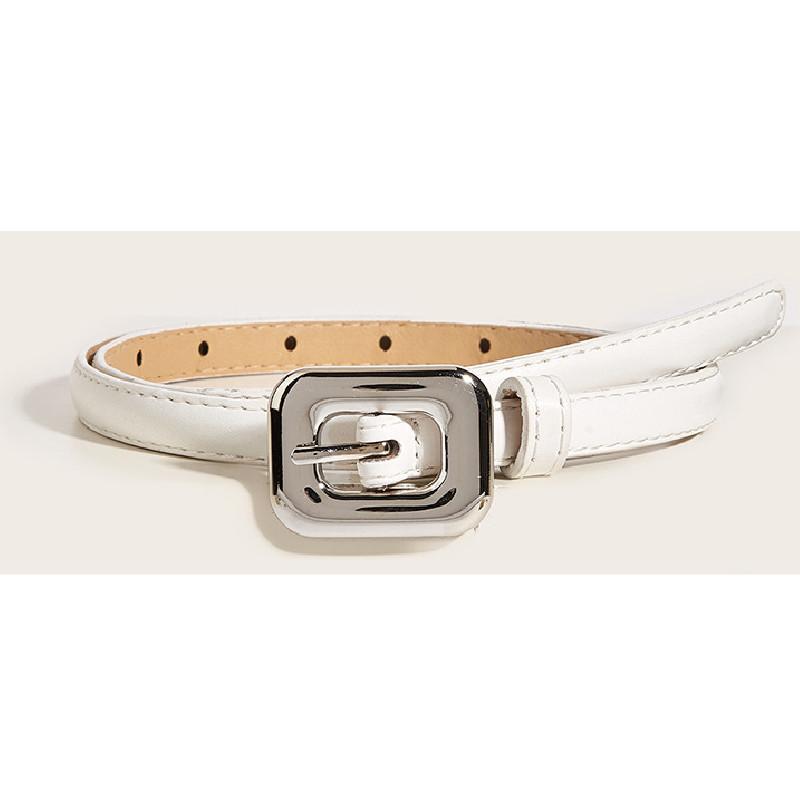 Pu Fashion Womens Leather Belt With Alloy Buckle For Casual Office Wear Fashion