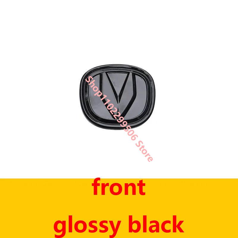 

Car Front Rear Black Carbon Logo Sticker for Changan UNIV Univ Uni-v 2022 2023 2024 ABS