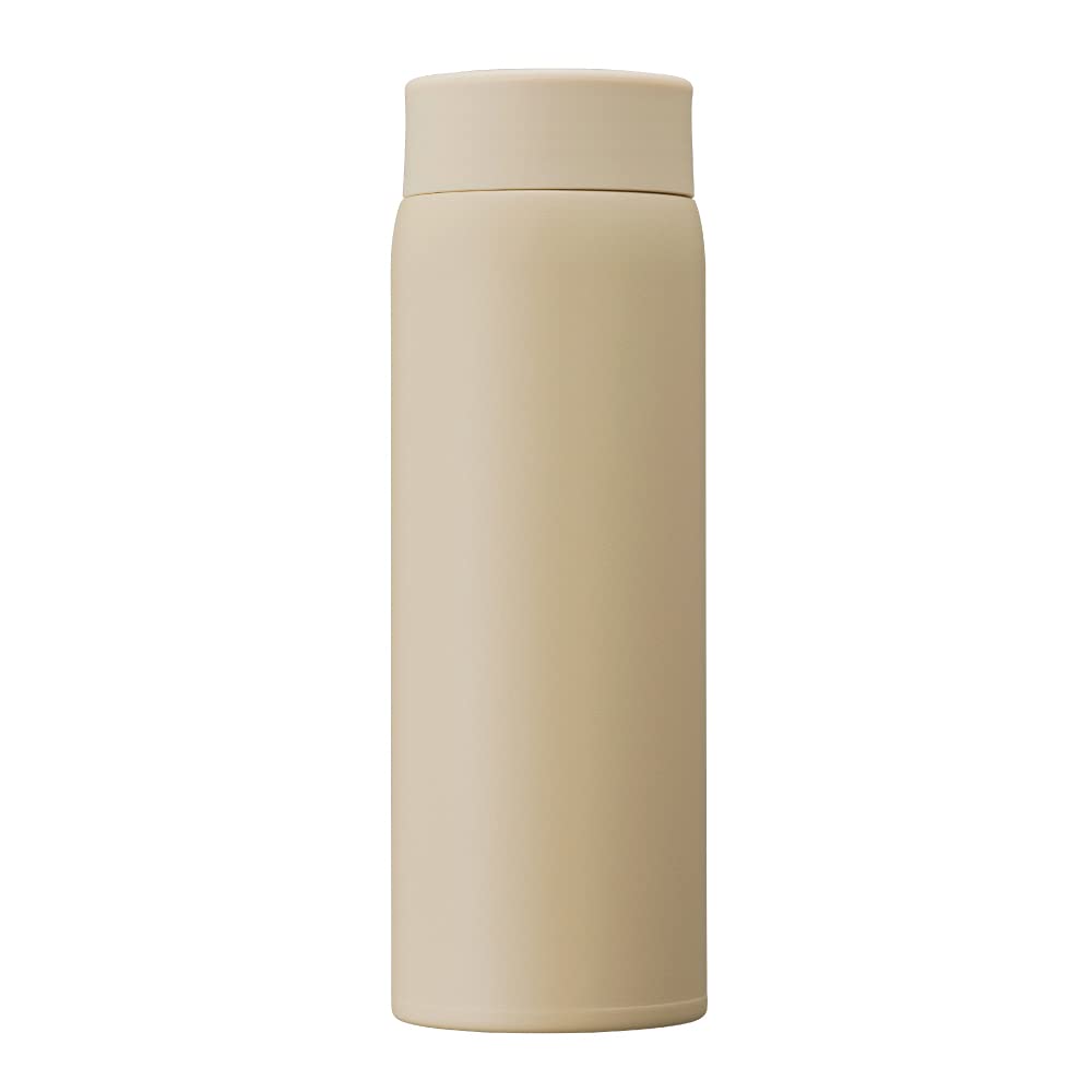 Doshisha Fluffy Air Mug Bottle, 480ml, Beige, Latte