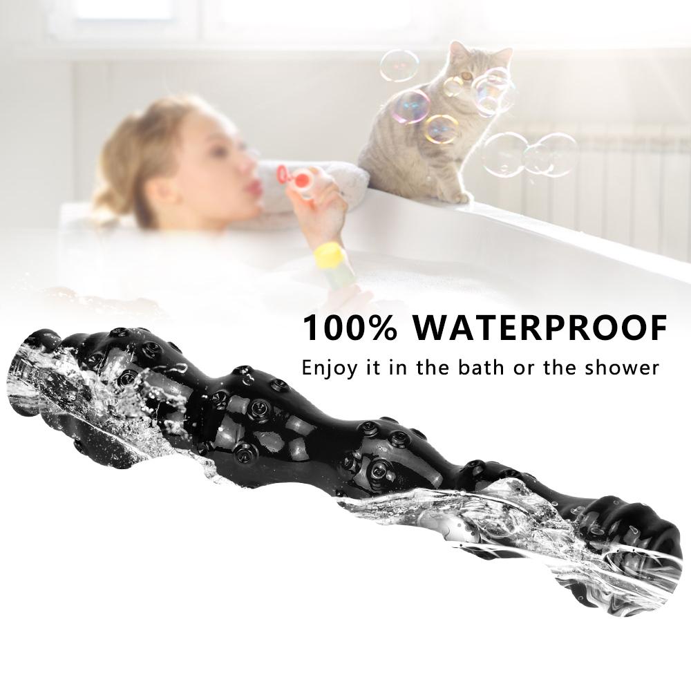 Huge Long Anal Toys Black Dildo For Woman Men Anal Masturbation Dilator Deep-In Anal Strip Buttplug