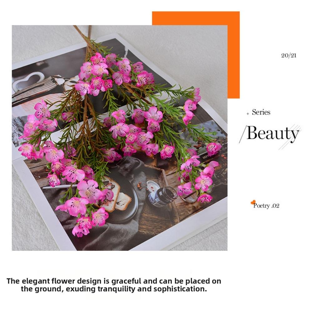 66cm Artificial Flower Silk Fabric Home Office Vase Decoration  Valentine's Wedding Bride