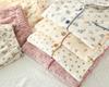 Women's Floral Double-Layer Cotton Gauze Pajama Set - Long Sleeve, Spring/Autumn