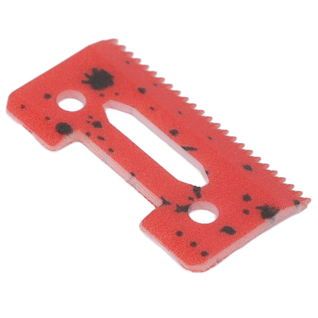 Ceramic Hair Clipper Cutter Blade 49pcs Incisive Teeth Replacement Hair Trimmer Cutter Blade Red