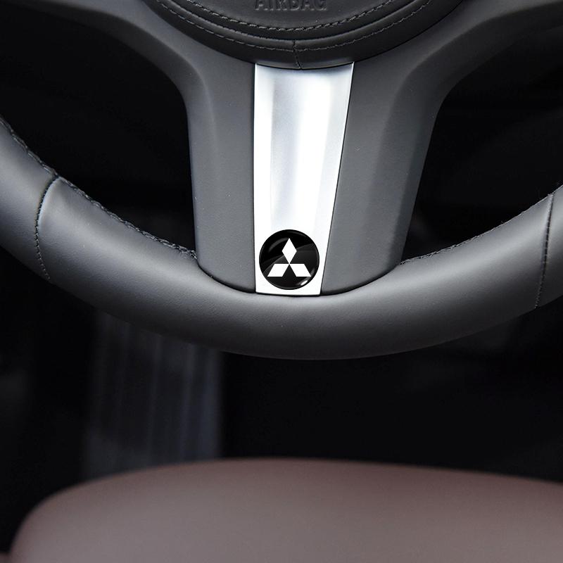 Car Lock Keyhole Stickers Door Lock Protect Car 3D Stickers For Mitsubishi ASX I200 Outlander Pajero Eclipse Lancer