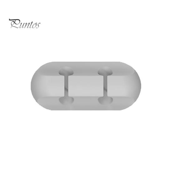 

2 шт., силиконовые зажимы для кабеля, органайзер для шнура, многосеточный клейкий кабельный органайзер, гибкий органайзер для кабеля S серый