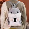 38cm Neue Mode Kreativ 3D Hamster Rucksack Niedlich Tier Cartoon Plüsch Rucksack Kaninchen Tasche für Kinder Jungen Geschenke