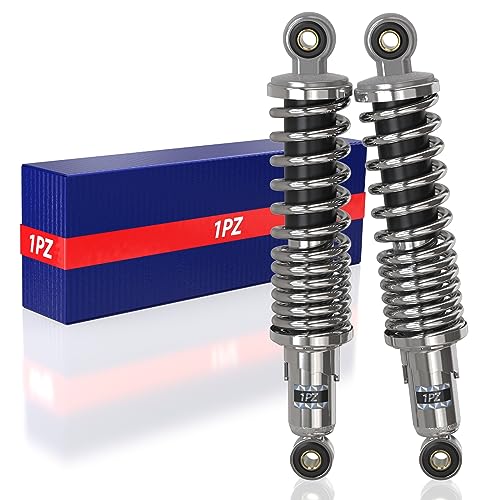 

1PZ JPR-S03 280mm Rear Suspension, 5-Speed, Adjustable Preload, for Honda, Yamaha, Suzuki, Monkey, Gorilla, Motorcycles, ATVs, and Quads (Set of 2)