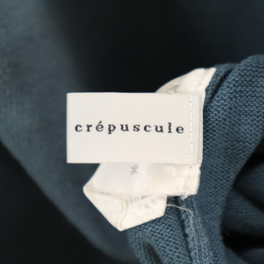 crepuscule Short sleeve Pocket knit T-shirt 2 Charcoal gray Men's Used
