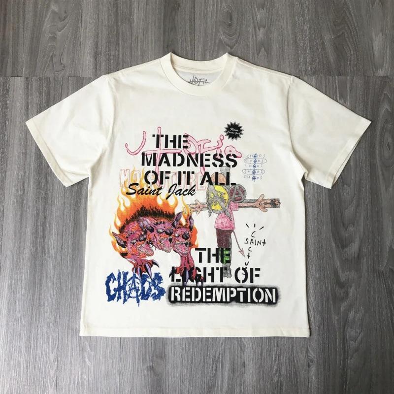 Fashion Personality T-Shirt Saint OF Michael Best Quality Setwear Animation S