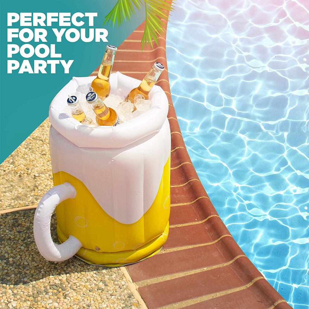PVC Inflatable Ice Bucket Party Beer Cooler Summer Party Decoration Beach Pool Party Essential Ice Bucket