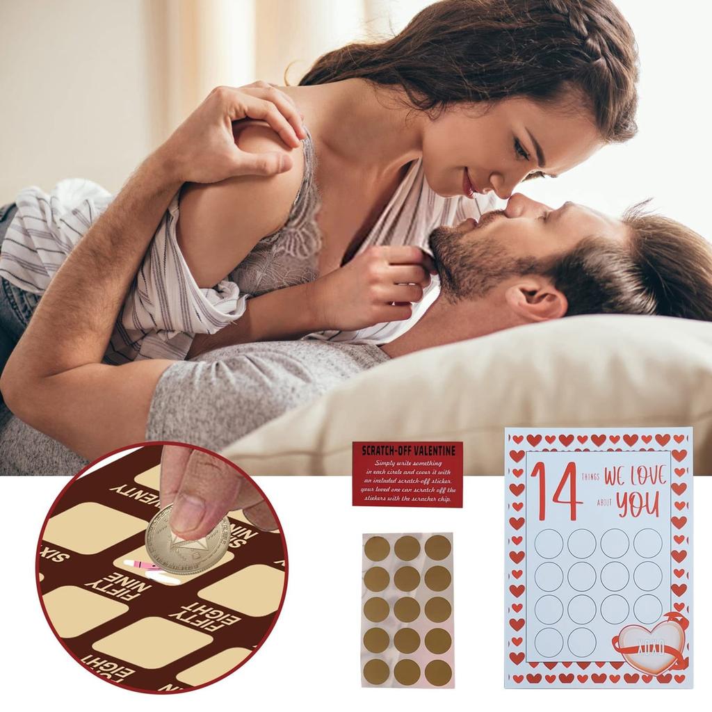 Den svatého Valentýna Odškrtněte 14 věcí, které na tobě miluji 14 věcí Možnost Vlastní DIY