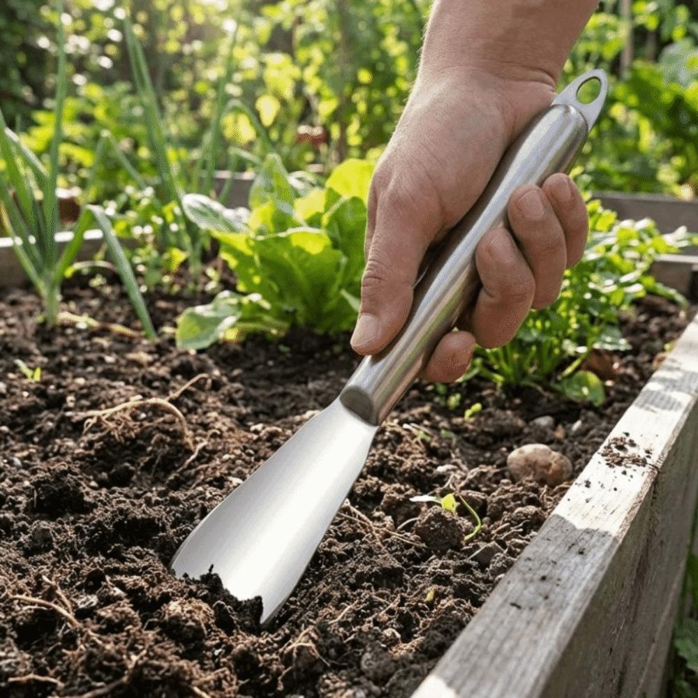 Rustproof Stainless Steel Shovel Thickened Hand Trowel Portable Garden Shovel  Household