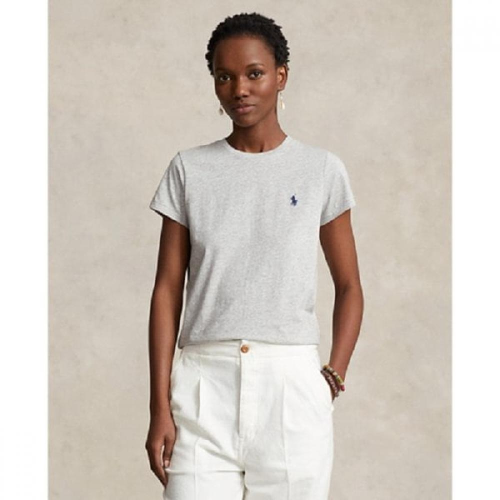 Polo Ralph Lauren Women Cotton Jersey Crewneck Tee  Wmpoknincu20699020 XS