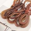Round Leather Thong Cord Flat Braided Leather Cord Retro Jewelry Making  DIY Jewelry Making