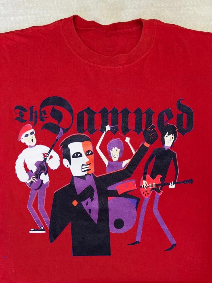 Rare The Damned Band Gift For Fan Red All Size Unisex T-Shirt L