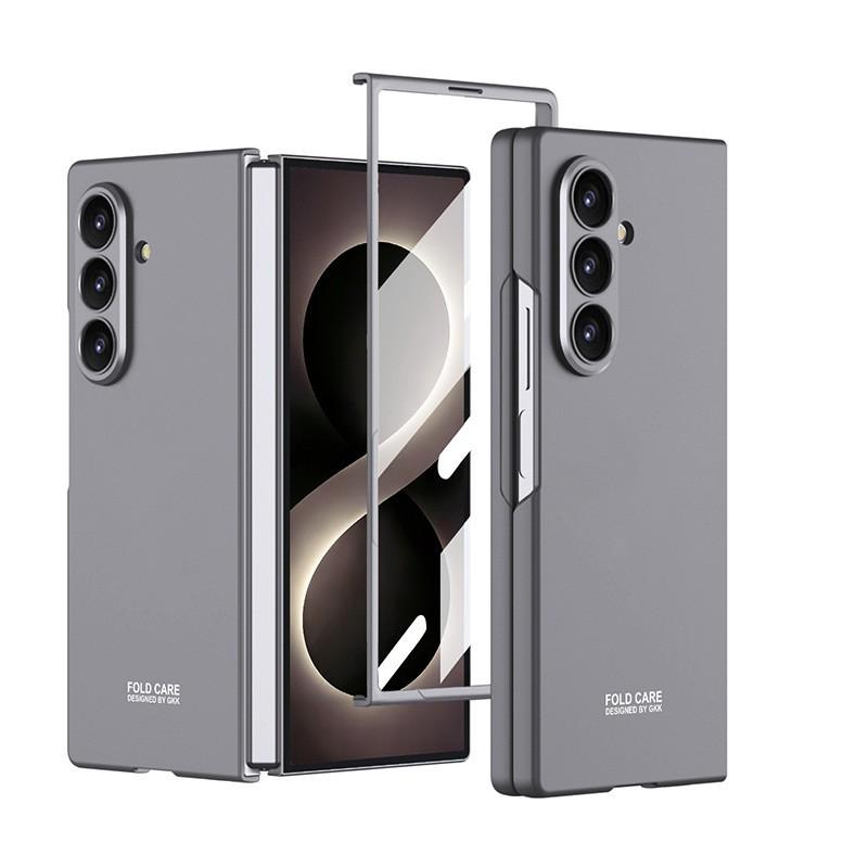 Galaxy Z Fold 8 Ultra Protective Case With Integrated Screen Film Matte Finish Precise Cutouts Shockproof PC Cover In