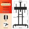 Jundingying Luxury Mobile TV Floor Stand with Trays for 55-90 Inch TVs
