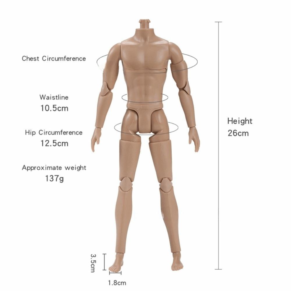 Male Body 1/6 MJD Boy Body 26cm Height 11 Inch Man Dolls  For Children Birthday Gifts