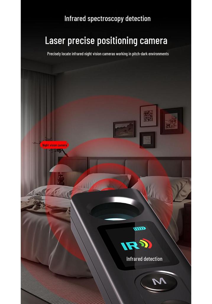 S33 Color Screen Anti-Eavesdropping & Anti-Peeping Camera Detector
