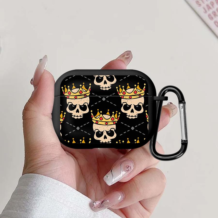 Fashionable Graffiti Skull Head Case For Airpods Pro3 2 Pro2 3 Pro 4 1 Earphone Cases Cover