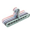 Foldable Nine-Hole Multi-Functional Clothes Hanger: Vertical/Horizontal Drying Rack for Home or Dorm Use.