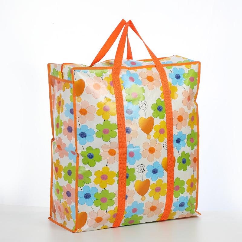 Large Capacity Non-Woven Travel Tote Bag - Thickened Fashion Storage for Moving