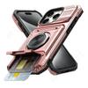 Pouzdro Pro iPhone 11 13 14 15 16 Pro Max 14 15 16 Plus 11 Magnetický Otočný Kroužek Stojánek Odolné Ochrana Proti Pádu Peněženka
